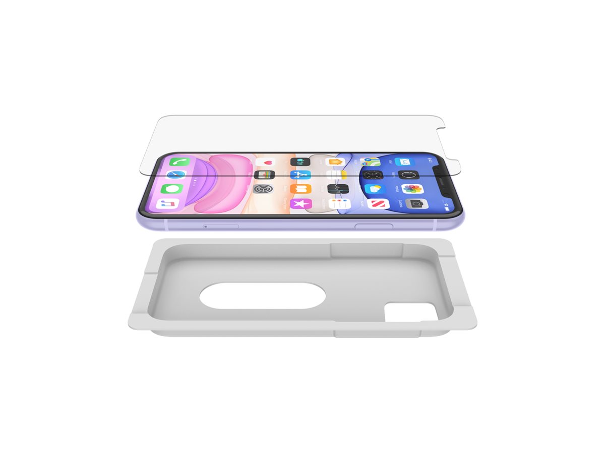 Belkin SCREENFORCE InvisiGlass Ultra Bildschirmschutzfolie für Apple iPhone 11/XR 6,06" Transparent