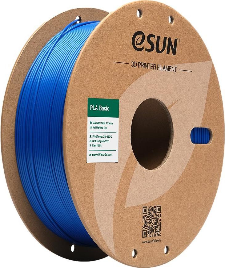PLA BASIC 1,75mm BLUE 1kg ESUN 3D FILAMENT (PLA-BASIC175U1P1)