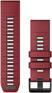 Garmin QuickFit-Armband 26 mm Silikon Marsala/Graphit (010-13393-06)