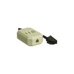 Wentronic Goobay TAE Verlängerungsbox, Beige-Schwarz, 0.2 m - TAE-F-Stecker auf 3 x TAE N/F/N- Buchse und RJ11/RJ14-Buchse (6P4C) (50282)