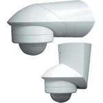 Grothe 94531 Bewegungsmelder 240° Weiß Weiß Erfassungswinkel 240 ° Schaltkontakt-Art Relais IP55 (94531)