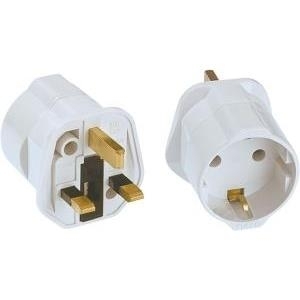 Netzsteckeradapter Schuko Bu -England St (921.010)