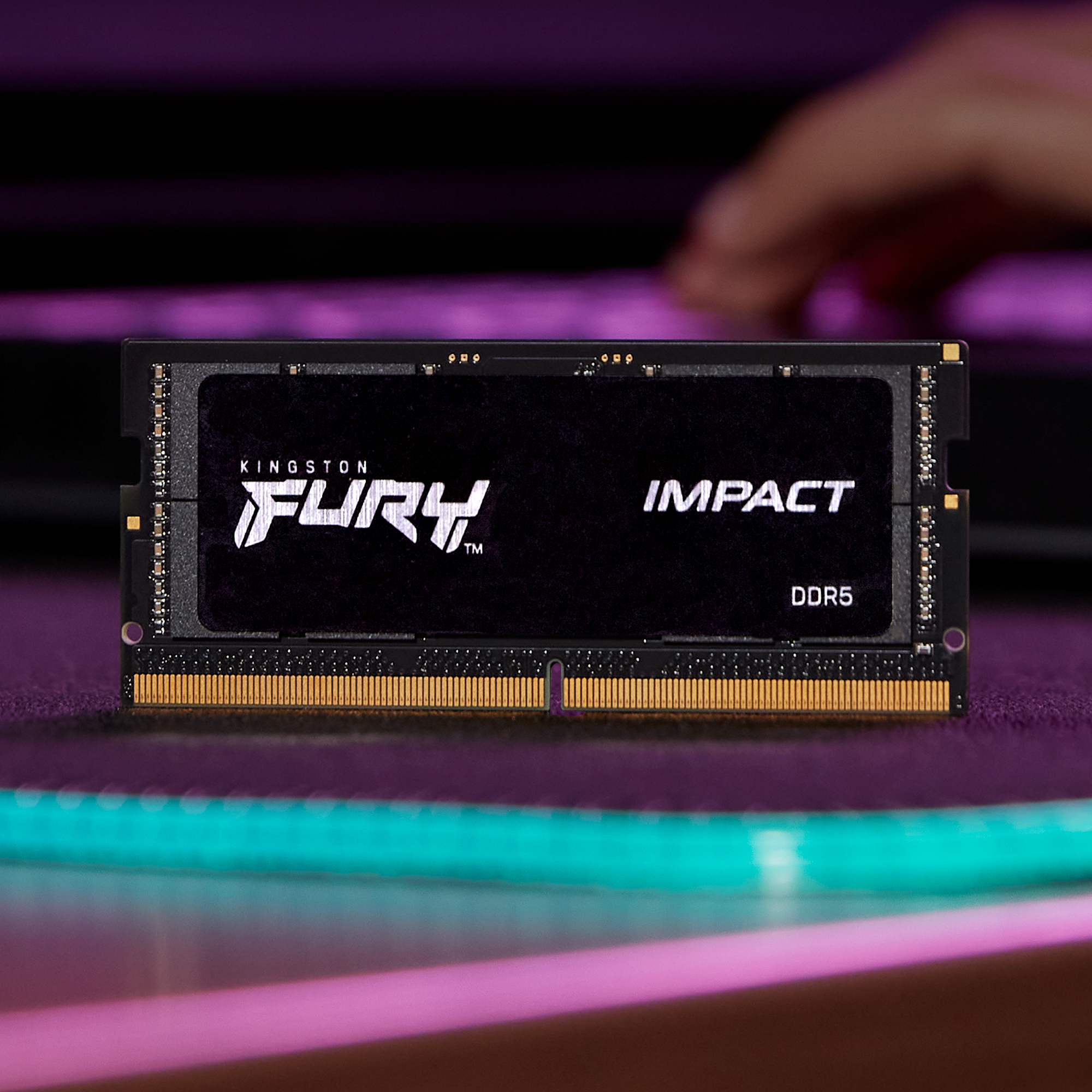 Kingston FURY Impact 32 GB DDR5-6000 CL38 SO-DIMM Kit Schwarz