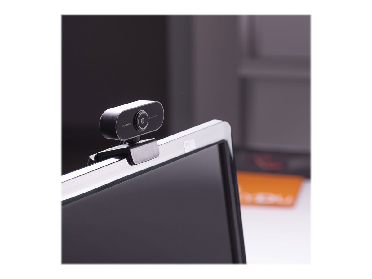 Midland W199 Webcam Full HD 1080p Schwarz