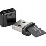Goobay Kartenlesegerät USB 2.0 - zum Lesen von Micro SD und SD Speicherkartenformaten (38656)