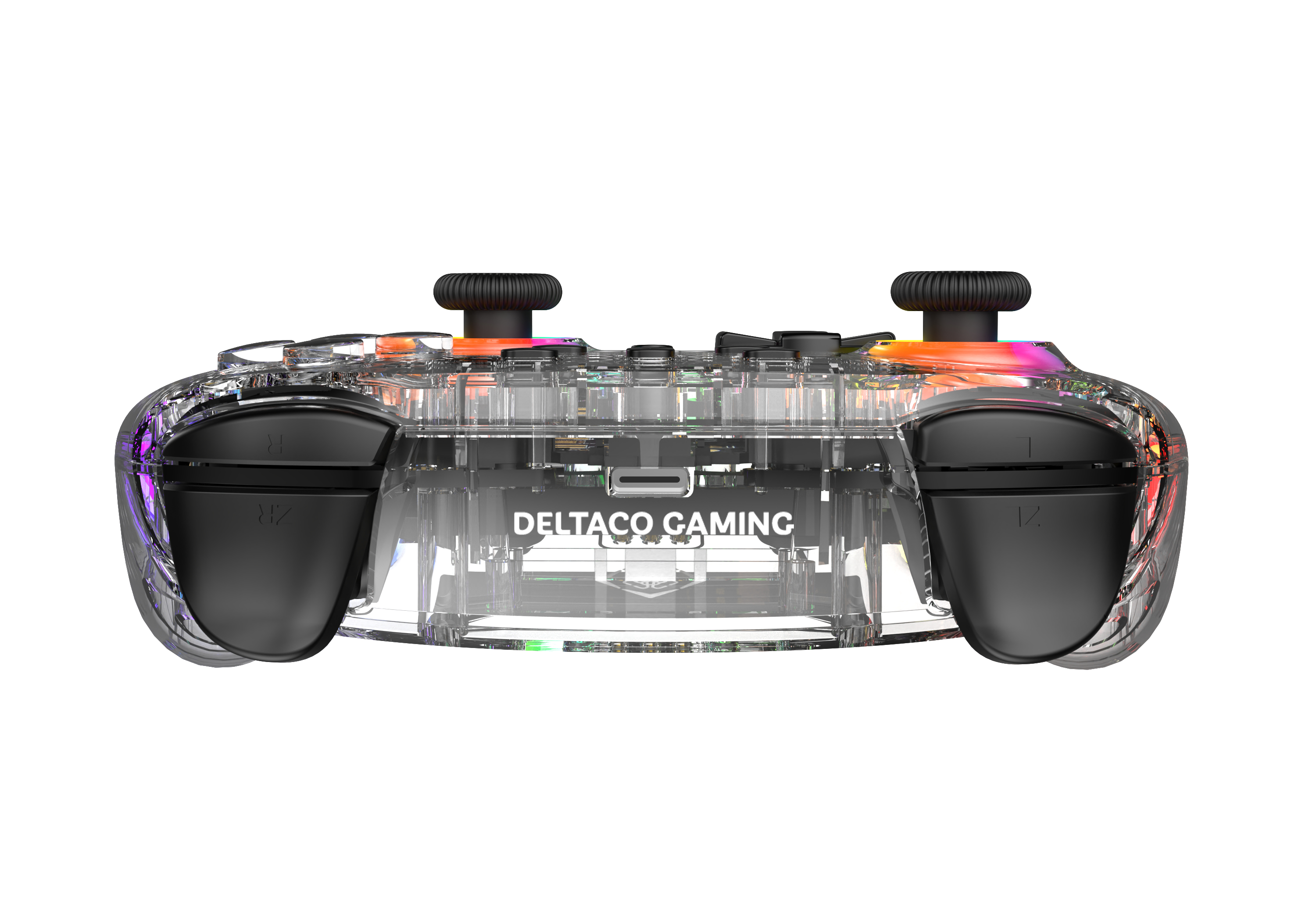 Deltaco Gaming GAM-198-T Wireless Gaming-Controller Bluetooth/USB Transparent