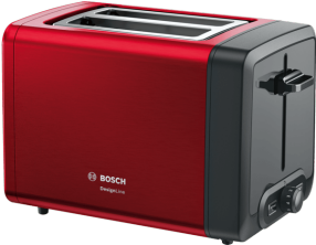 Bosch TAT4P424DE Toaster 2 Scheibe(n) Schwarz - Rot 970 W (TAT4P424DE)