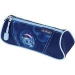 herlitz Schlamper-Etui Dreikant "Dolphin Ride" aus Polyester, 1 Fach mit Reißverschluss, Dreikantform, - 1 Stück (400205918)