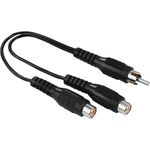 Hama 00205183 Audio-Kabel RCA 2 x RCA Schwarz (00205183)