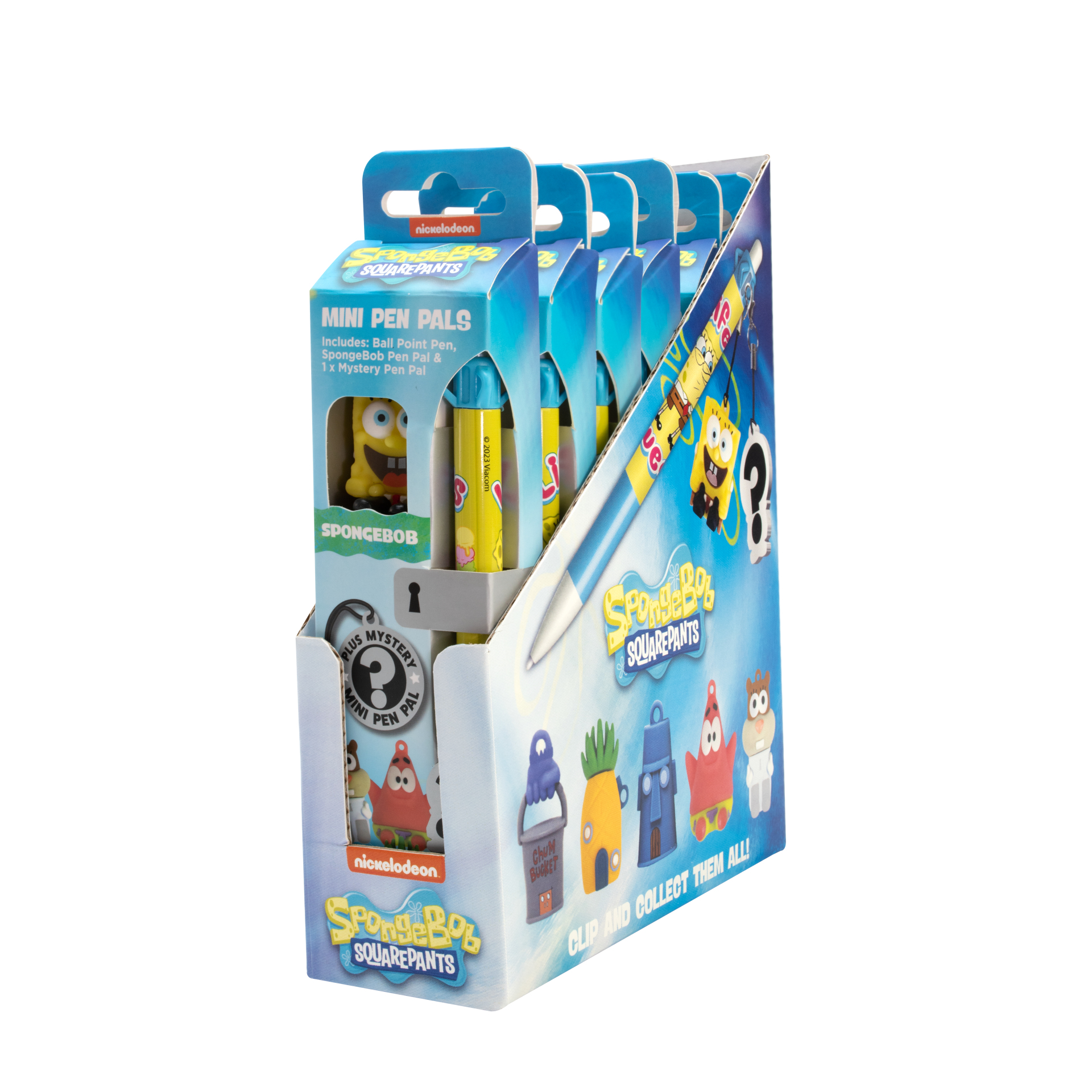 BlueSky Mini Pen Pals - SpongeBob Kugelschreiber Mehrfarbig