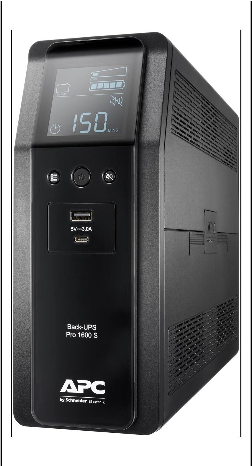 APC Back-UPS Pro BR1600SI USV 1600 VA 960 W Schwarz