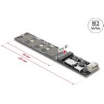Delock OCuLink> M.2 Key M NVMe SSD Konverter (64291)