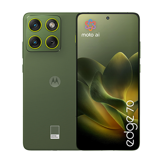 Motorola Edge 70 5G Smartphone 12 GB RAM 512 GB 6,67" pOLED 120 Hz 50 MP Dual Kamera PANTONE Bronze Green