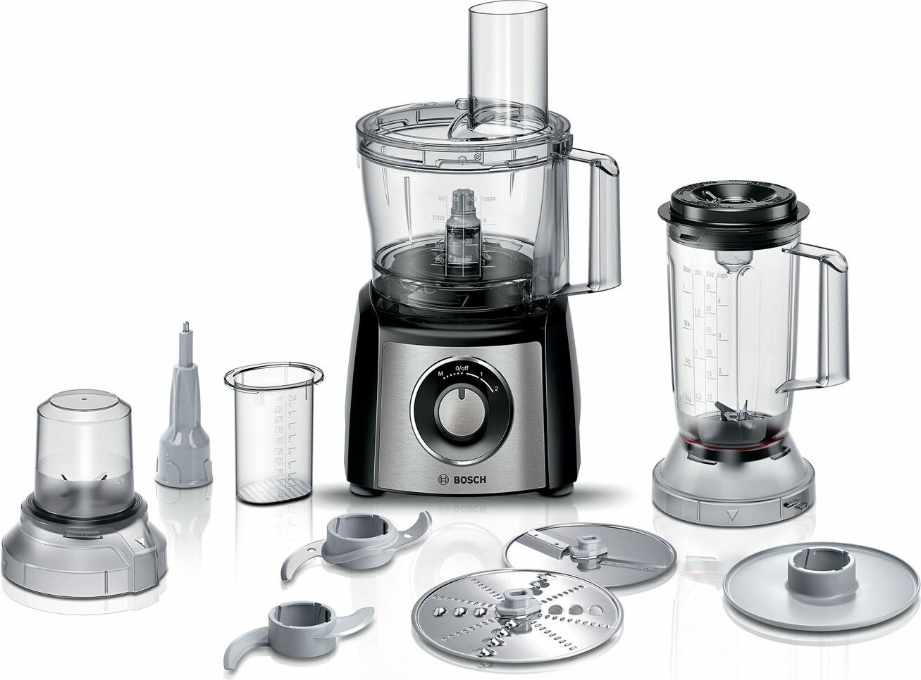 Bosch Food Processor MultiTalent 3 black stainless steel (MCM3501M) (MCM3501M)