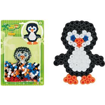 HAMA Bügelperlen maxi "Pinguin", im Blister Durchmesser Bügelperle maxi: 10,0 mm, inkl. Stiftplatte - 1 Stück (00008938)