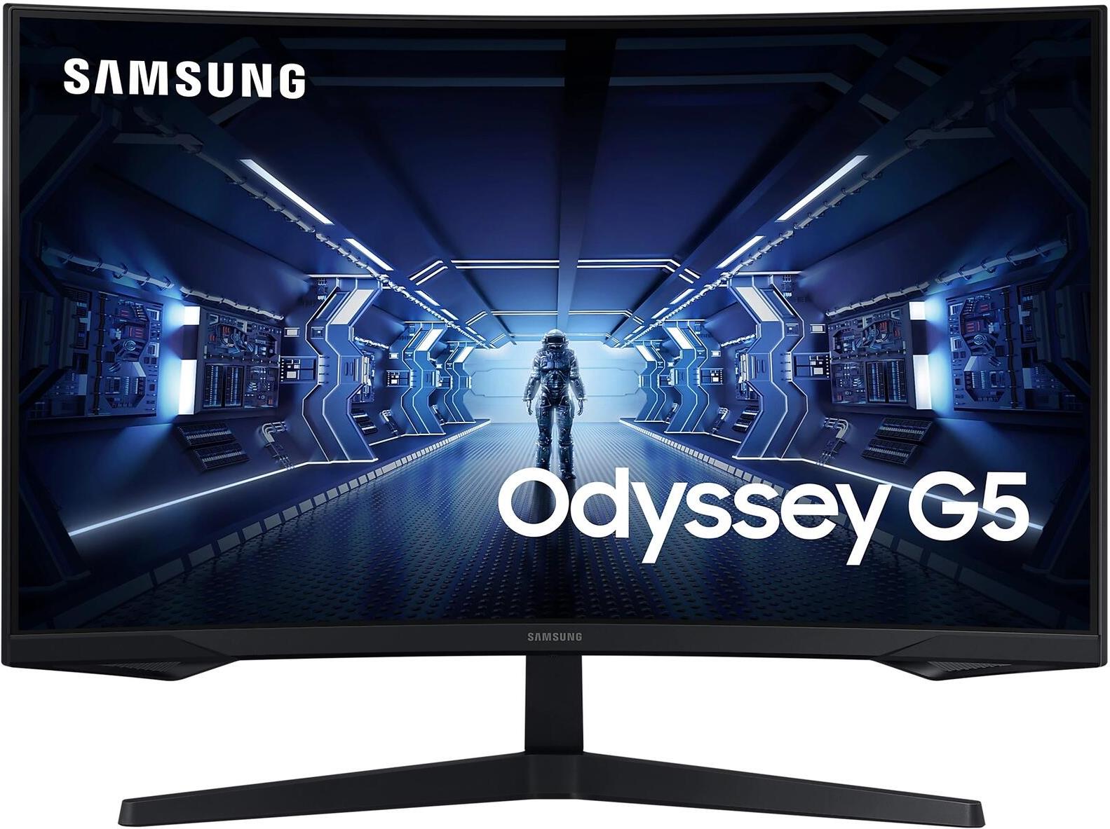 Samsung Odyssey G5 G55T 81,3 cm (32" ) 2560 x 1440 Pixel Quad HD LED Schwarz (LC32G54TQBUXEN)