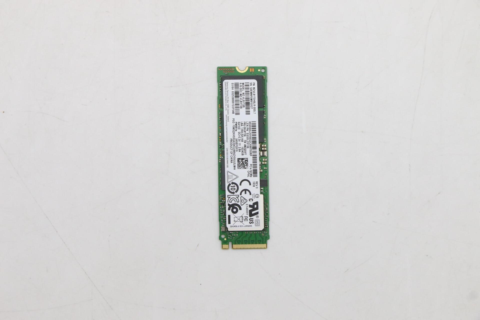 Lenovo 00UP736 Internes Solid State Drive M.2 1024 GB PCI Express NVMe (00UP736)