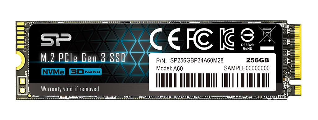Silicon Power P34A60 256 GB SSD M.2 2280 PCIe 3.0 x4 NVMe