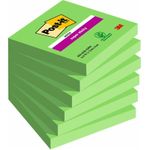 Post-it Super Sticky Notes Haftnotizen extrastark 6546SA grün 6 Blöcke (7100263204)