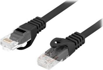 Lanberg PATCHCORD CAT.6 UTP LSZH CU 1M SCHWARZ FLUKE ZERTIFI (PCU6-10CU-0100-BK)