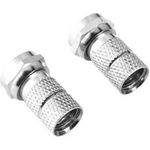 Hama F-Stecker, 6,8 mm, 8 Stück (00179406)