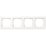 GIRA Abdeckrahmen 0214150 4f E1 Reinweiß glaenzend (0214150)