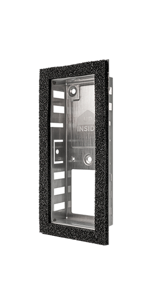 DoorBird D1101V Unterputzdose Edelstahl Schwarz