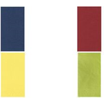 PAPSTAR Bistroservietten, 330 x 330 mm, 3-lagig, dunkelblau 1/8 Falz, Tissue, eingeschweißt - 1 Stück (84576)