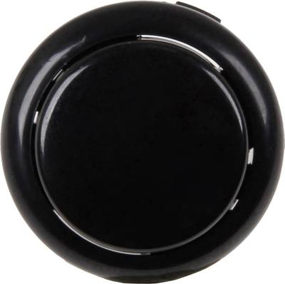 ARC Button M BK - Mini Arcade Button mit Mikroschalter schwarz (Button-Black-Mini)