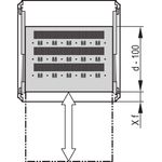 SCHROFF Gestellfachboden ausziehbar - GESTELL AUSZ.FACH. 800B 700T (22130374)