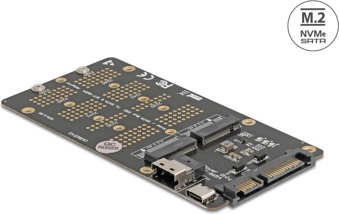 Delock Konverter M.2 Key M NVMe SSD> SFF-8654 und B (64355)