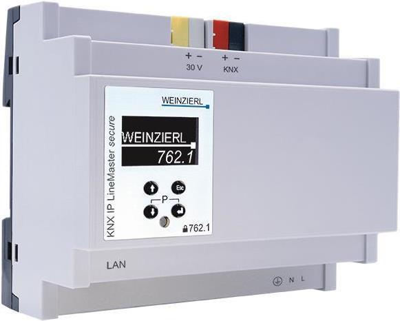 Weinzierl 5465 KNX IP LineMaster 762.1secur.Spannungsversorg.640mA m.IP (5465)