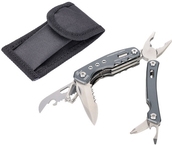 Troika Taschenmesser Rucksack Tool mit 15 Funktionen Grau (TOL46/GY)