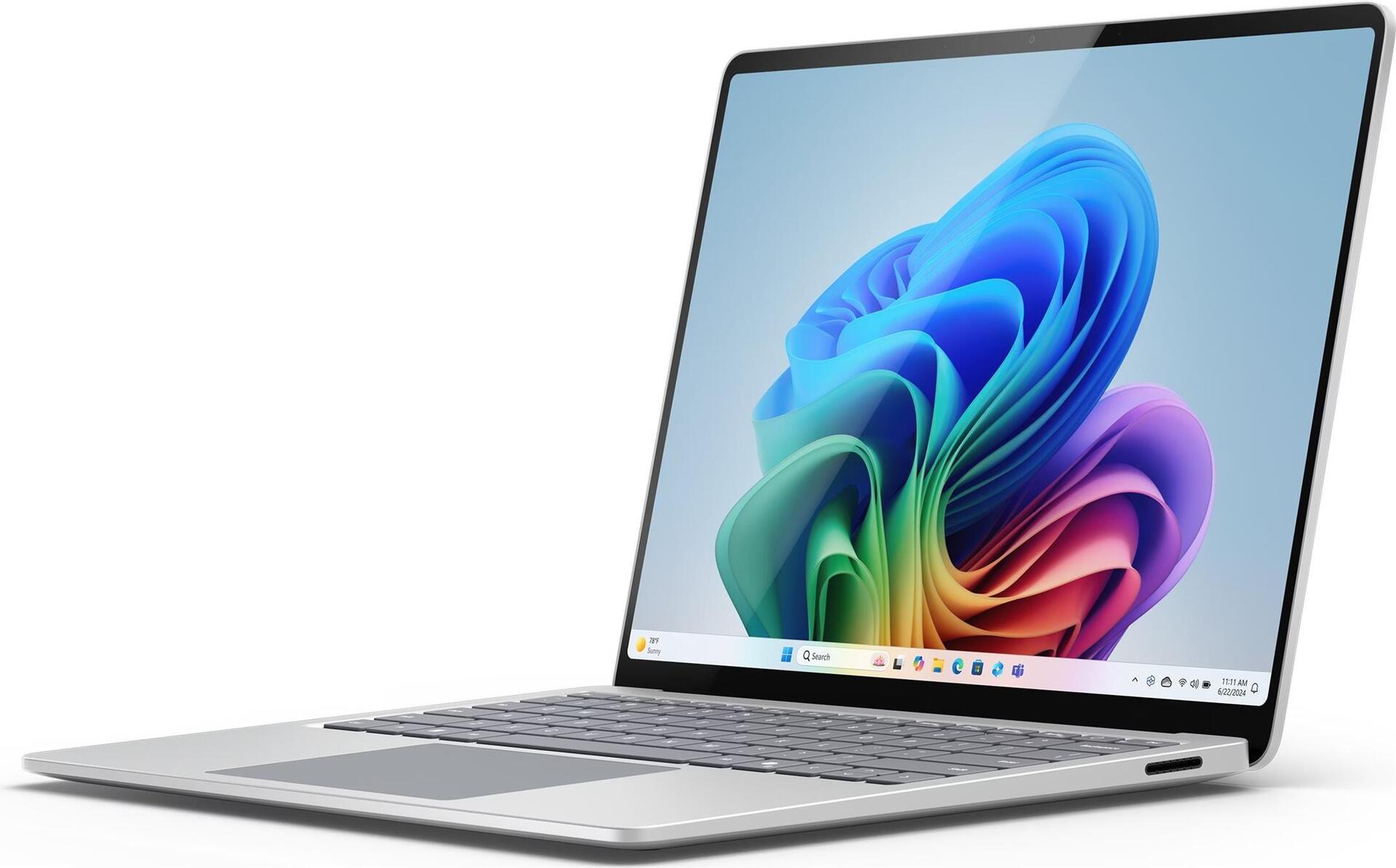 Microsoft Surface Laptop 7 Copilot+ PC 13,8" Touchscreen Snapdragon X Elite 16 GB RAM 1 TB SSD Windows 11 Home Platin
