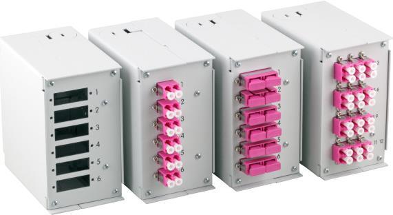 EFB-Elektronik Frontblende für 6 x SC-D, LC-Quad mit 2,8mm Schraublöcher Hersteller: EFB Elektronik (53705.2V2B)