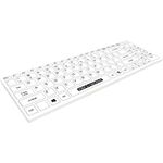 MAN&MACHINE Keyboard ITs Cool Flat Hygienetastatur,white,99 Tasten,DE (ICF/DE/W5)