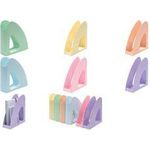 HAN Stehsammler Re-LOOP, DIN A4, Öko-Kunststoff, pastellgelb 100% PIR Kunststoff Rezyklat, für Formate bis DIN C4, - 6 Stück (16218-815)