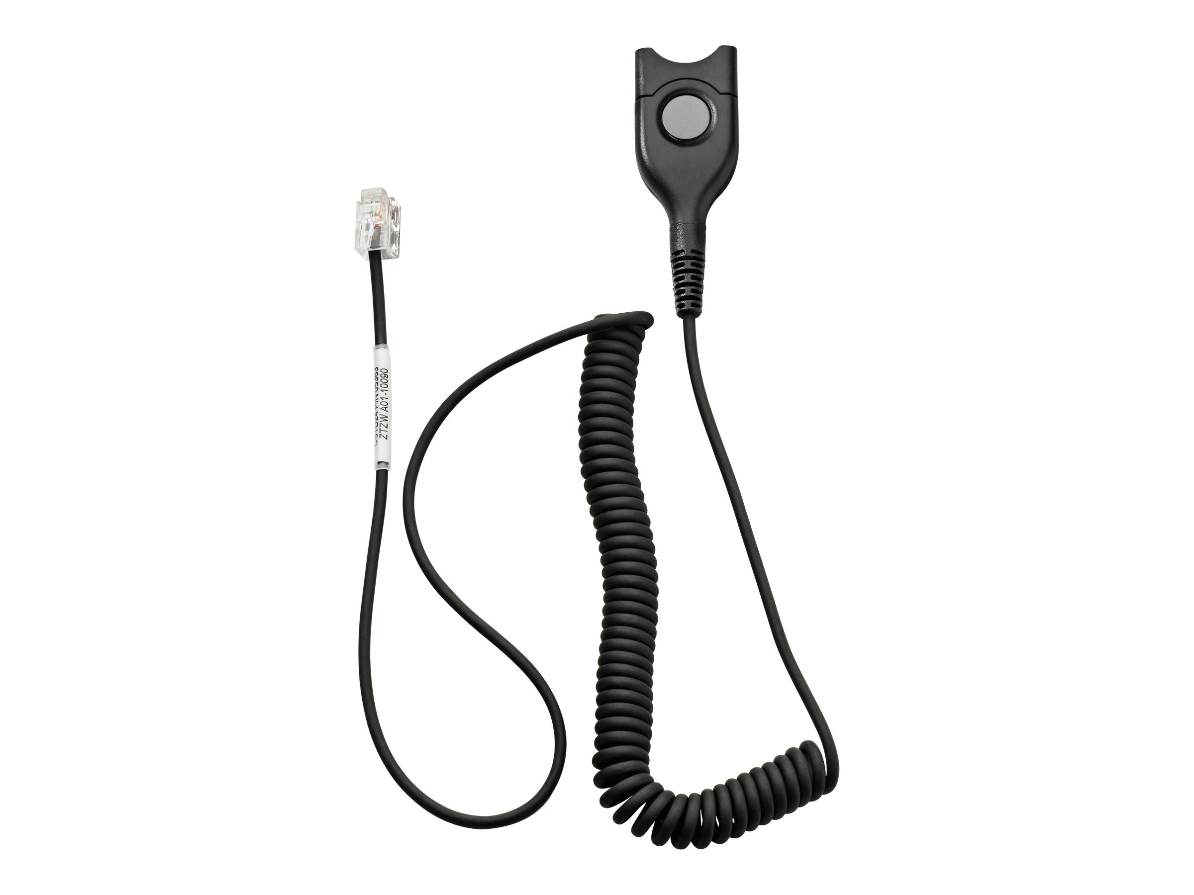 EPOS CSTD 01 Headset-Kabel EasyDisconnect RJ-9 1 m Schwarz