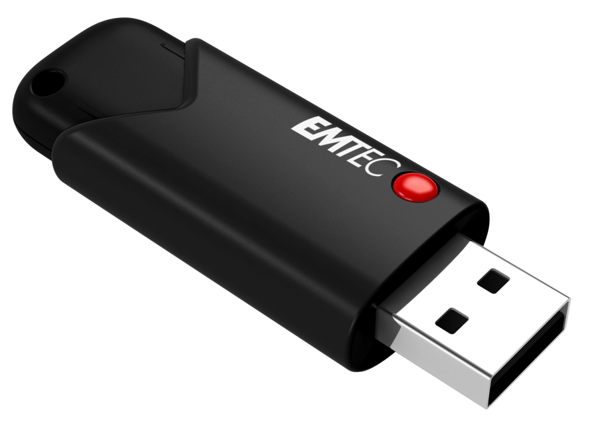 Emtec B120 Click Secure USB-Stick 512 GB USB Typ-A 3.2 Gen 2 (3.1 Gen 2) Schwarz (ECMMD512GB123)