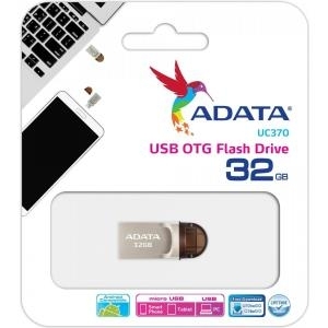 Flash USB 3.0 32GB ADATA UC370 OTG (AUC370-32G-RGD)