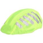 FISCHER Regenschutz für Fahrrad-Helme, neongelb mit Reflektoren, wasserabweisend, atmungsaktiv, - 1 Stück (581695)