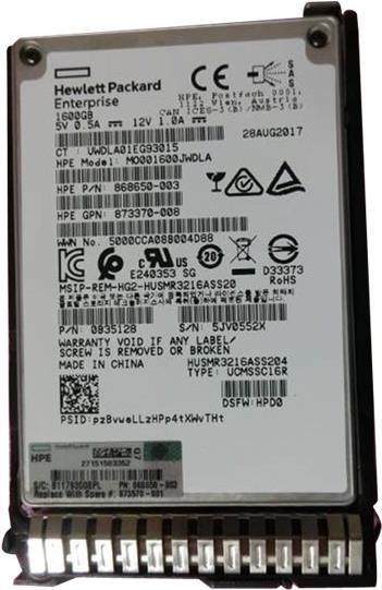 HPE Mixed Use SSD 1.6 TB (873570-001)