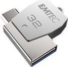 Emtec Dual USB2.0 to Type-C T250 32GB (ECMMD32GT252C)