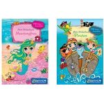 AVERY Zweckform Stickerspielbuch, DIN A5, Meerjungfrau Stickeralbum mit jeweils 5 Spielwelten mit dazugehörigen - 1 Stück (57796)