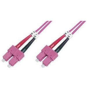 Assmann DIGITUS Fiber Optic Patch Cord. SC to SC Multimode OM4 - 50/125 Á. Duplex Length 10m (DK-2522-10-4)