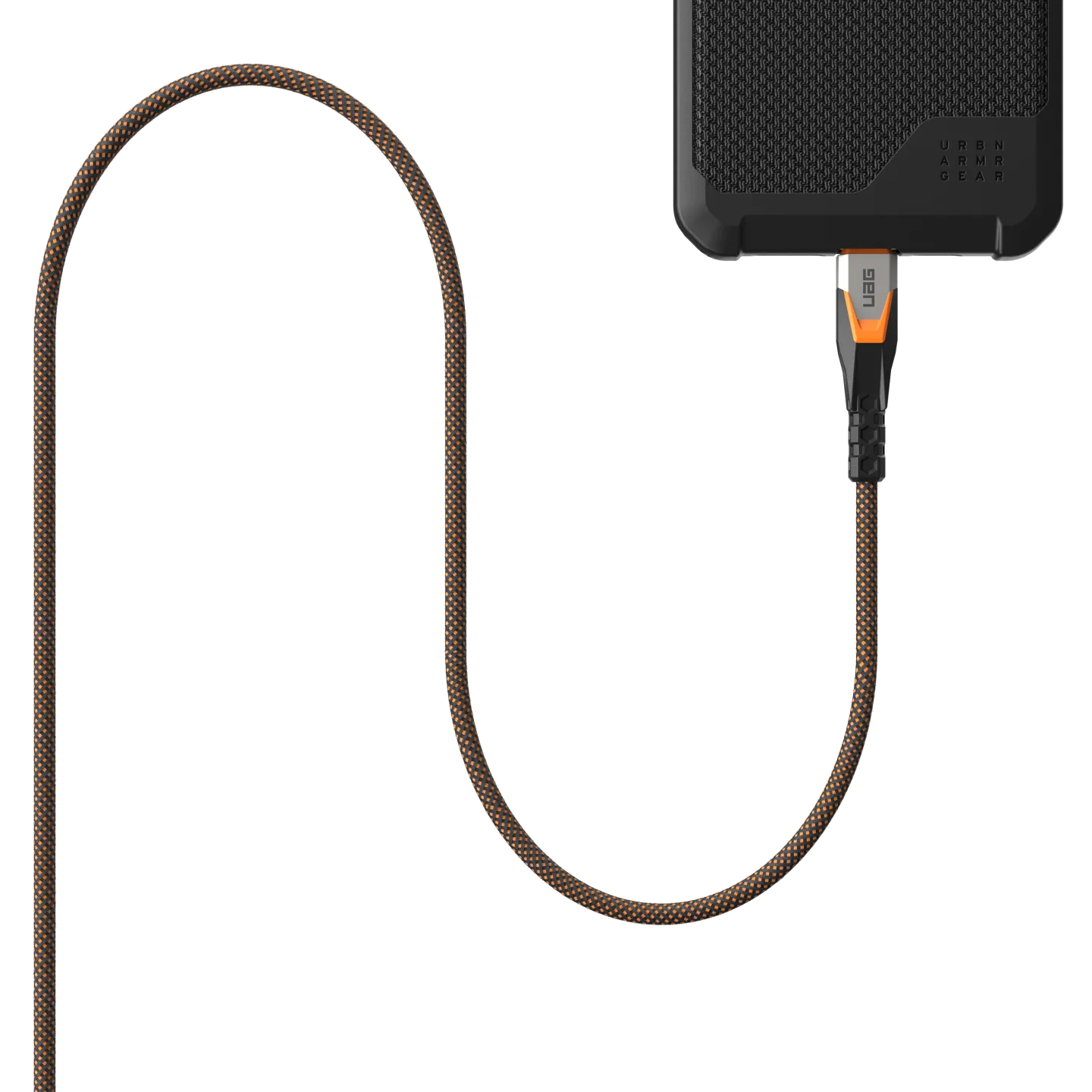 Urban Armor Gear UAG ULTRA Rugged USB-C Kabel 0,75 m USB 3.2 Gen 2x2 Schwarz, Orange