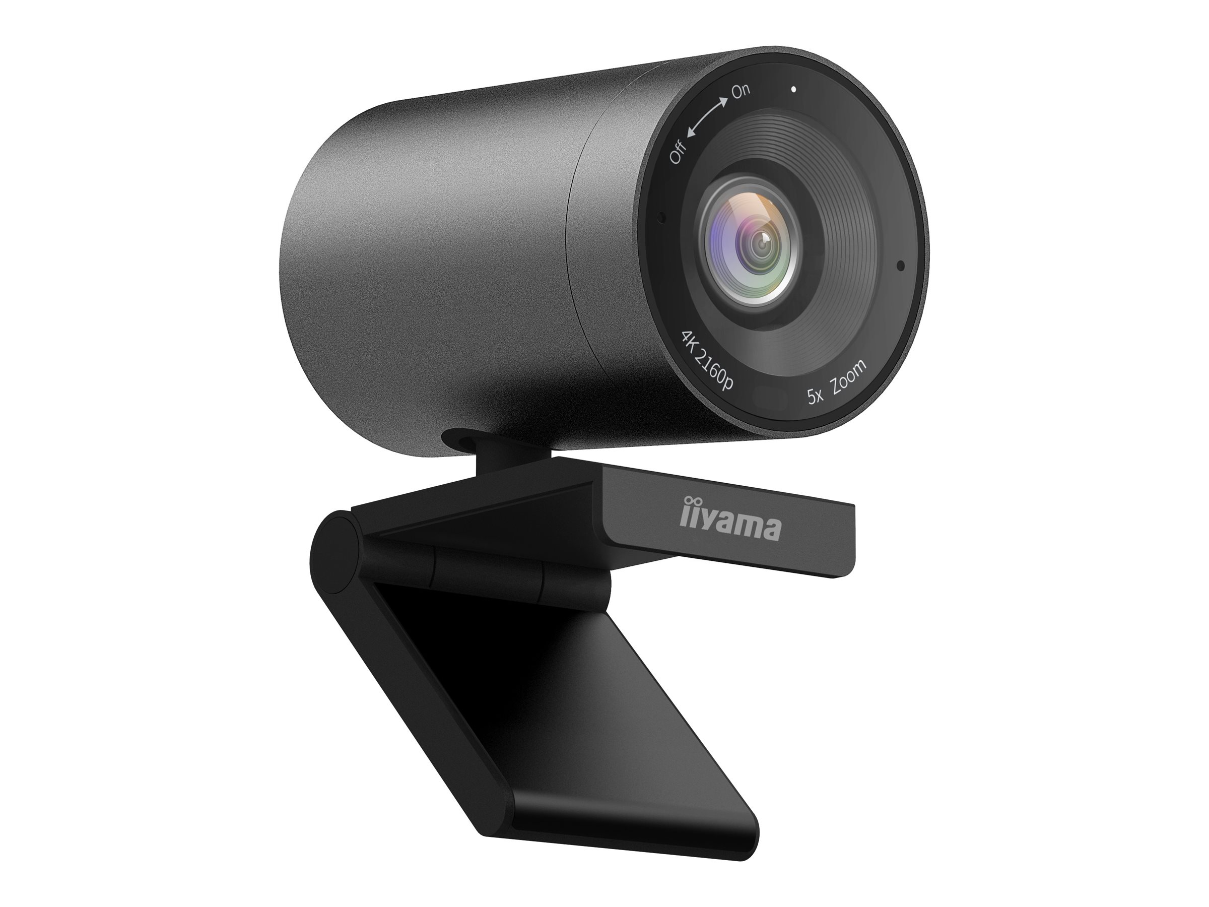 Iiyama UC-CAM10PRO-1 4K-UHD Webcam 120° Sichtfeld USB-C Schwarz