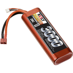 Reely Modellbau-Akkupack (LiPo) 7.4 V 3000 mAh Zellen-Zahl: 2 20 C Stick Hardcase T-Stecksystem (RE-7863792)