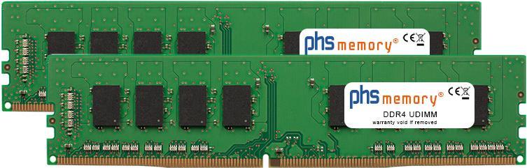 PHS-memory 64GB (2x32GB) Kit RAM Speicher für Gigabyte GA-H110M-DS2V (rev. 1.0) DDR4 UDIMM 2666MHz PC4-2666V-U (SP305701)