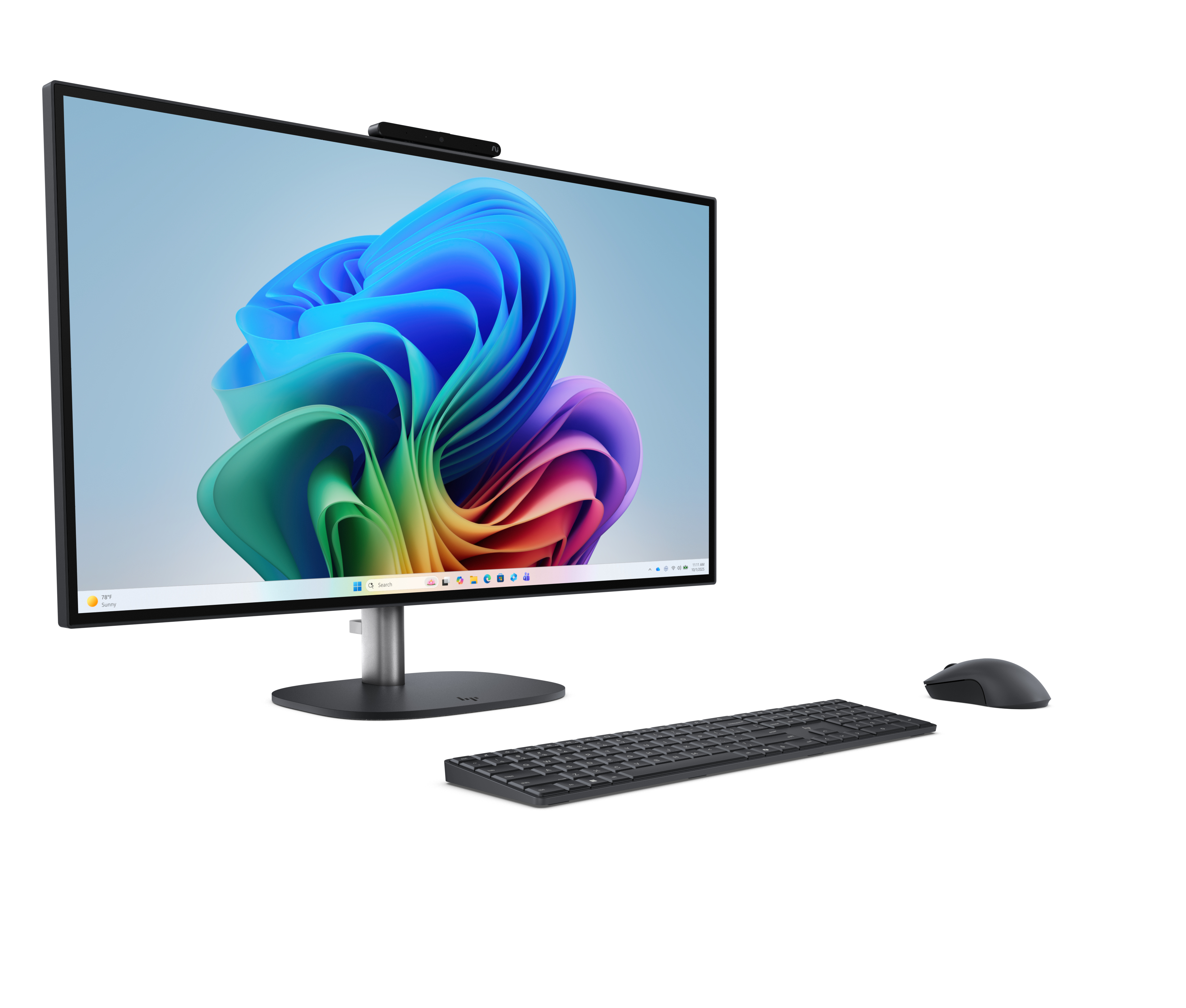 HP OmniStudio X 27-cx0170ng 27" QHD All-in-One-PC 16 GB RAM 1 TB SSD Schwarz, Grau